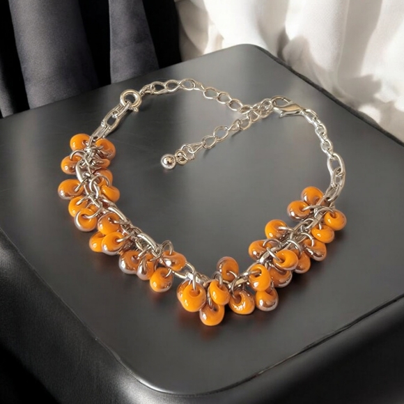 HAND CRAFTED Set handcrafted handmade necklace bracelet - Picture 2 of 8